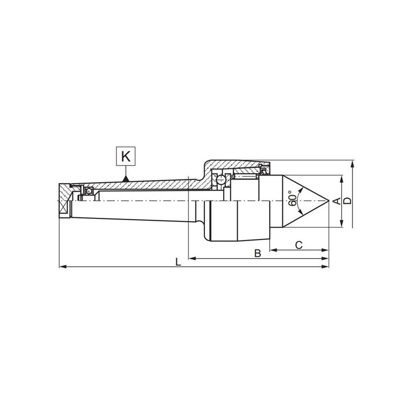 KIEŁ OBROTOWY PZMb 8823-3 DIN 228