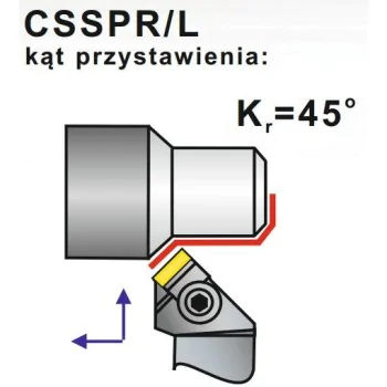 Turning tool CSSPL 16X16-09