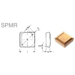 Carbide Insert SPMR 090308 NT35 BAILDONIT