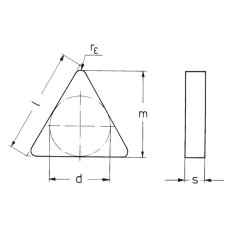 Threading Carbide Insert TNGN (TPUN) 160412 H20 BAILDONIT - zdjęcie 2