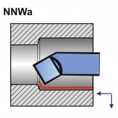 Turning Tool NNWa 25X25 SW18 ISO 8R