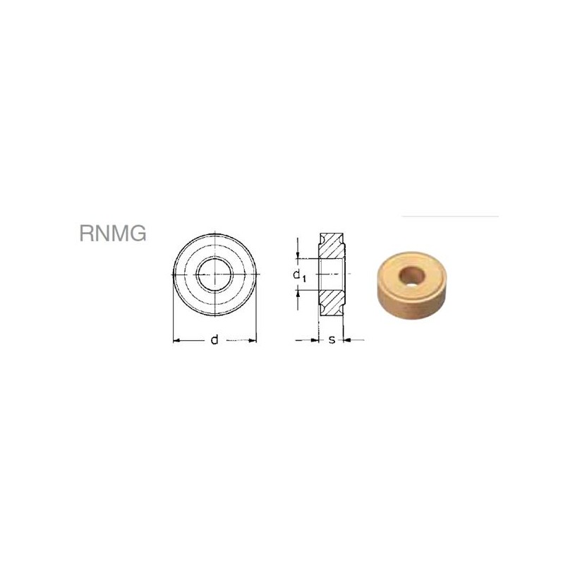 RNMG 120400 TCS2 Baildonite insert - Milling inserts