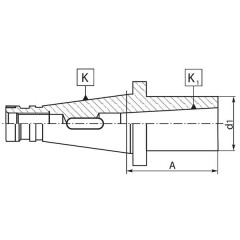 Reduction Sleeve 1657-50-2-23 DIN 2080 (PTEr1657) - zdjęcie 3