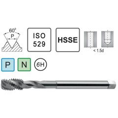 Machine Thread M30x2 - torsion ISO 529/35 HSSE Fra.