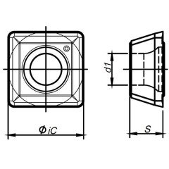 Carbide Insert SPMG 050204 DG TT 9030 TAEGUTEC - zdjęcie 2