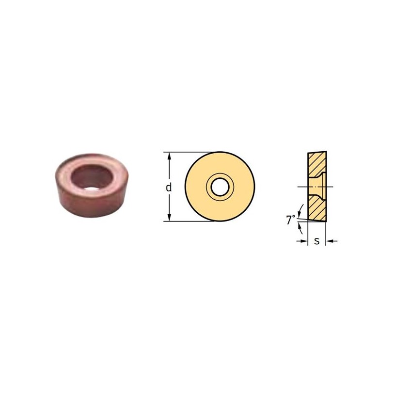 RDHW 0501 MOE PC9530 Korloy insert - Milling inserts