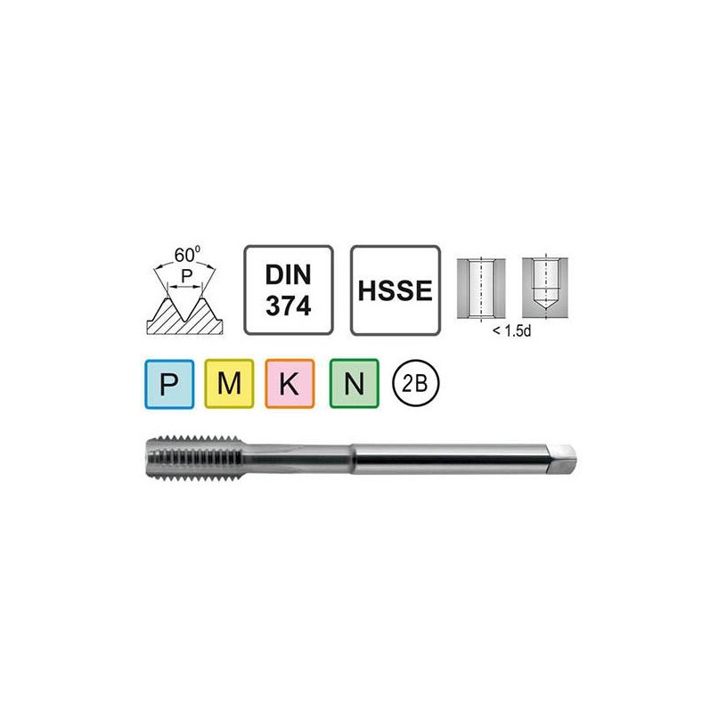 UNS machine tapping 5/16-36 - DIN 374 C HSSE Fra.