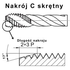 Tap UNF 1/4-28 DIN 371/38 C HSSE - zdjęcie 3