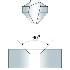 Countershink NWSb DIN 334-B 60/36 HSS - zdjęcie 3