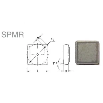 Carbide insert SPMR 120308 S20 Baildonite