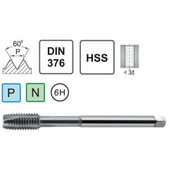 Machine Tapping M45 LH DIN 376 B HSS TiN