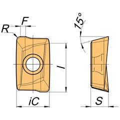 Płytka APKT 100304 PDFR K10 Horn-25980