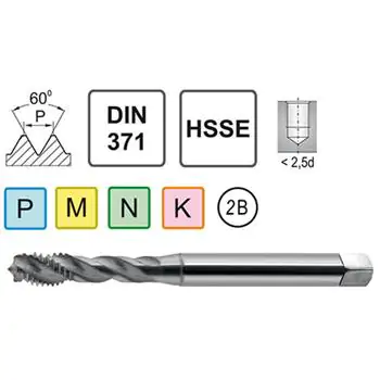 UNF 3/8-24 DIN 371/15 C SE 800 Fanar taps