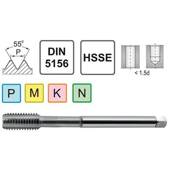 Machine Tap NPSF 1/8 DIN 5156 HSSE