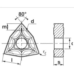 Płytka WCMT 040208 WS FP35H Pafana - Cutting-tools24.com - zdjęcie 2