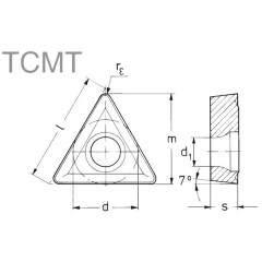 Carbide Insert TCMT 110204 NTP-35 BAILDONIT - zdjęcie 2